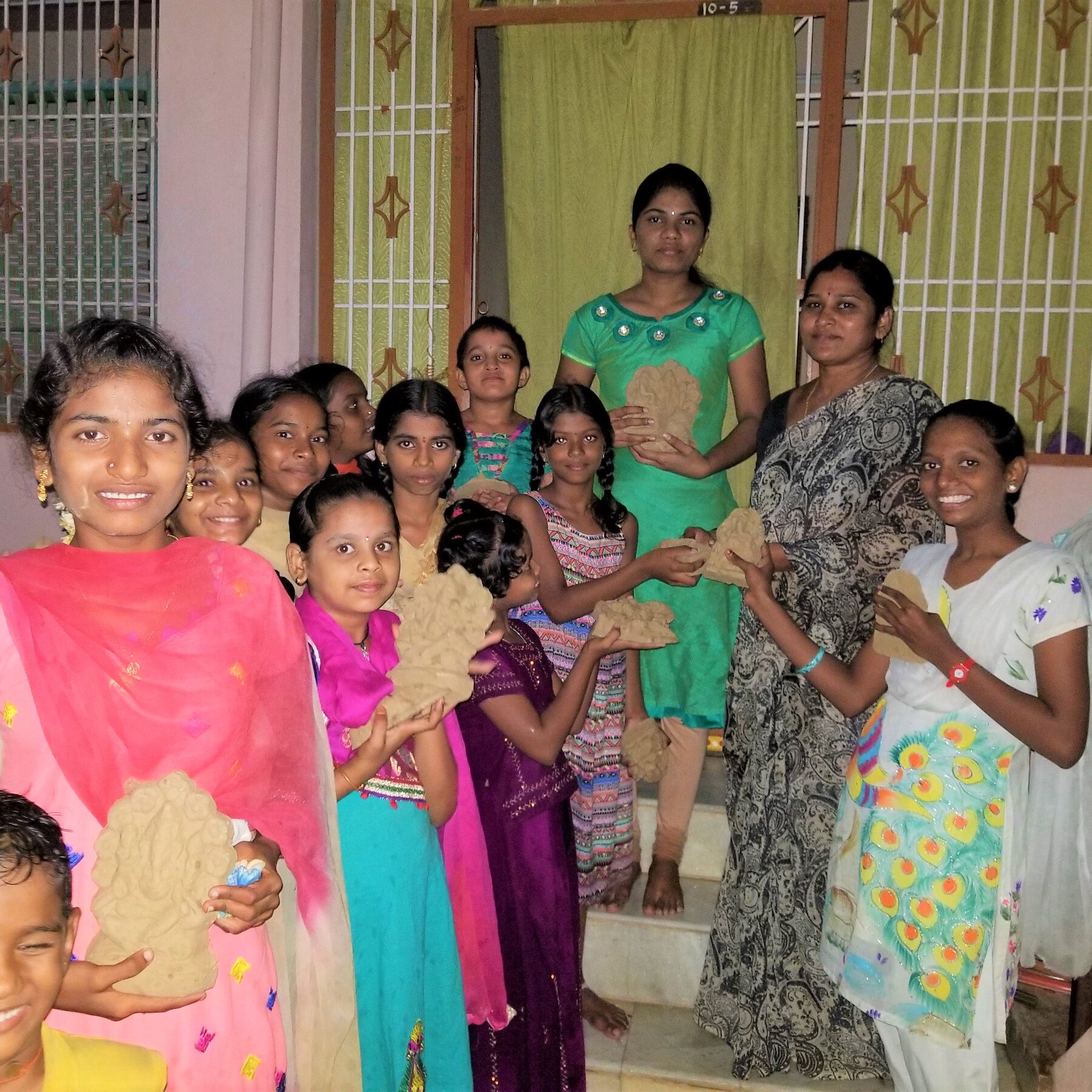 Clay Ganesh Distribution