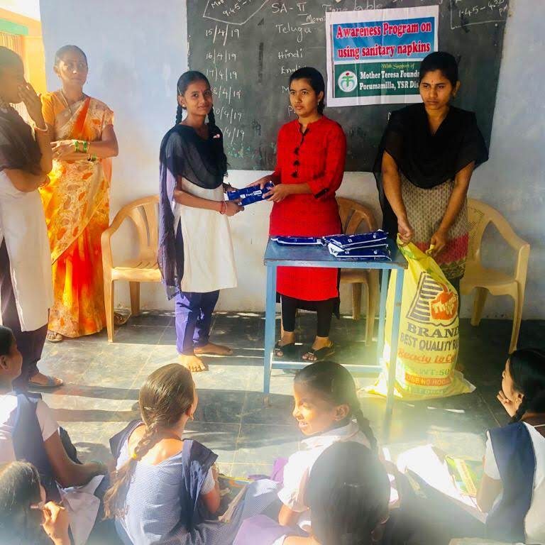 Sanitary Napkins Distribution