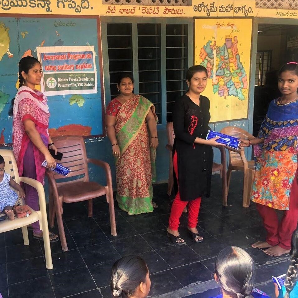 Sanitary Napkins Distribution